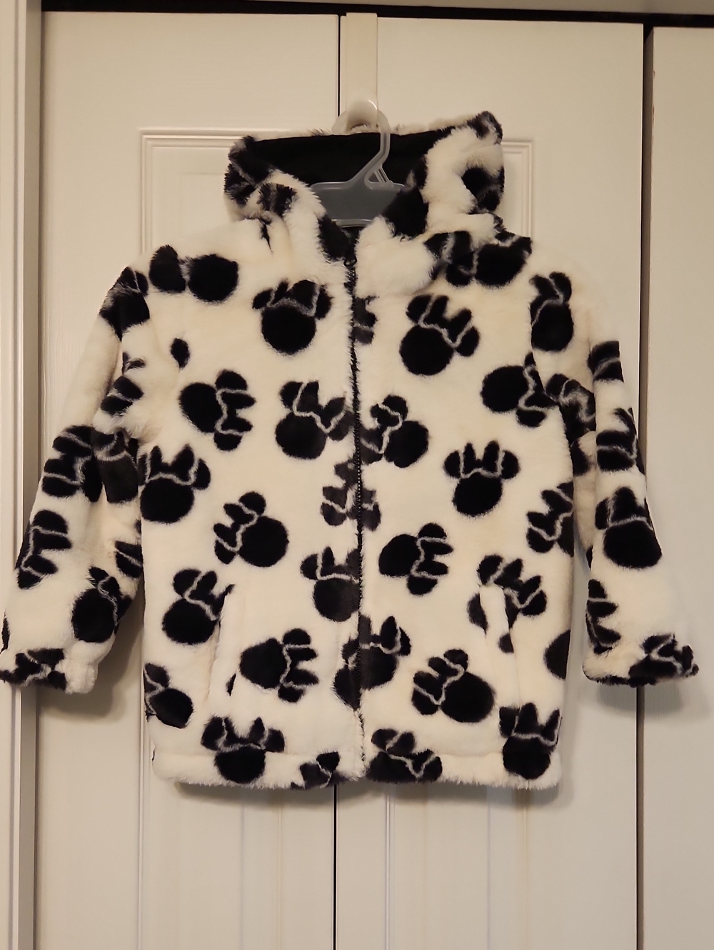 Disney Minnie Mouse Faux Fur Reversible Jacket